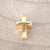 ashanger kruis goldplated