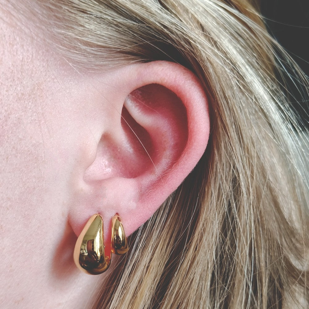 oorringen goldplated
