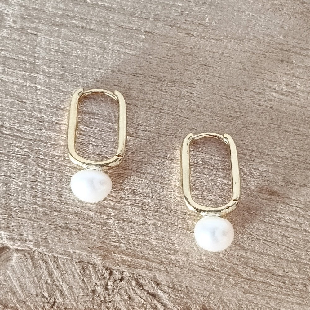 oorringen parel goldpated