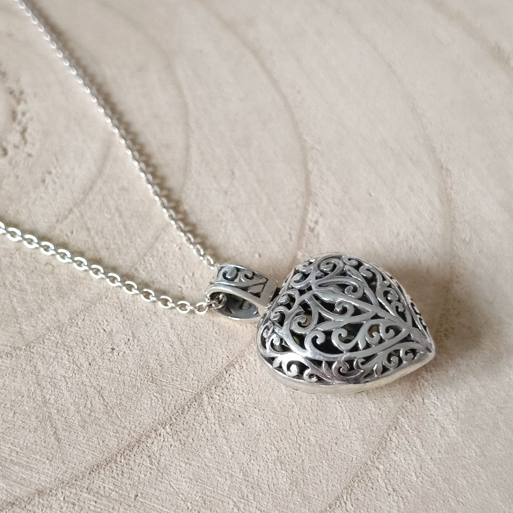 zilveren hanger hart