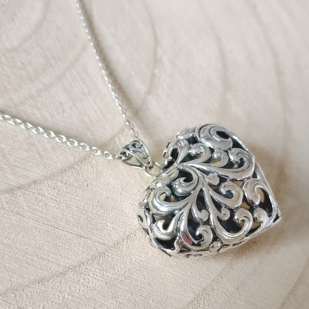 hartvormige ketting hanger