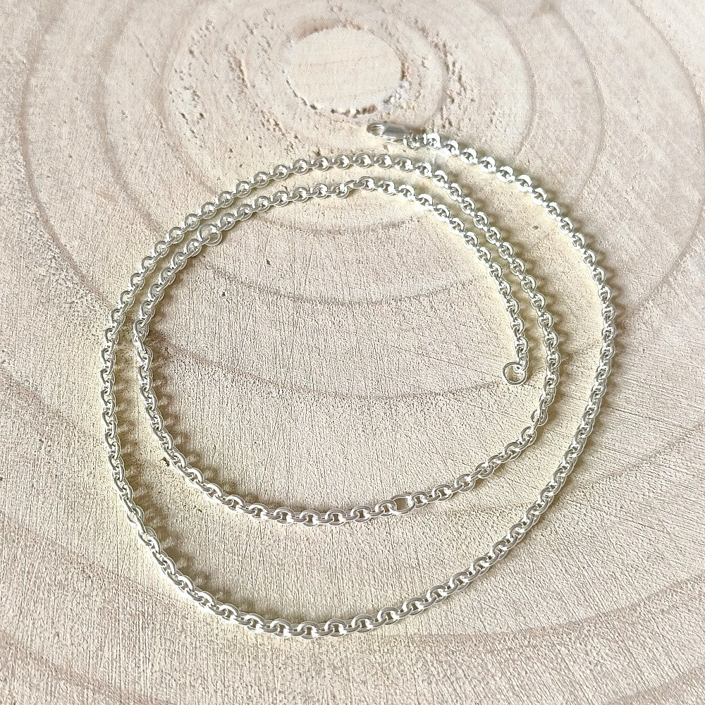 zilveren ketting anker