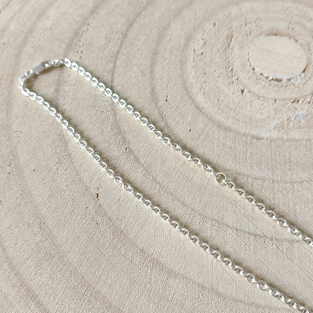 zilveren ketting ankerschakel