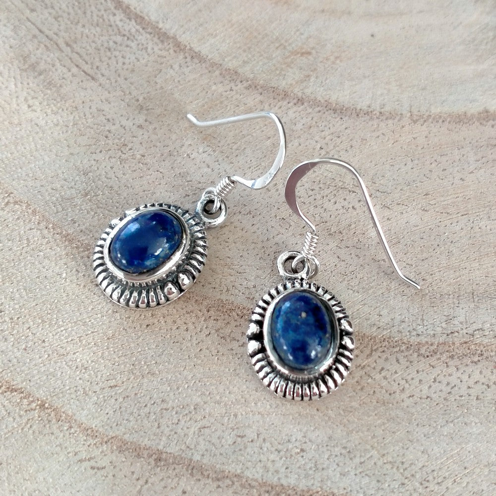oorhangers lapis lazuli