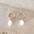 oorringen parel goldplated