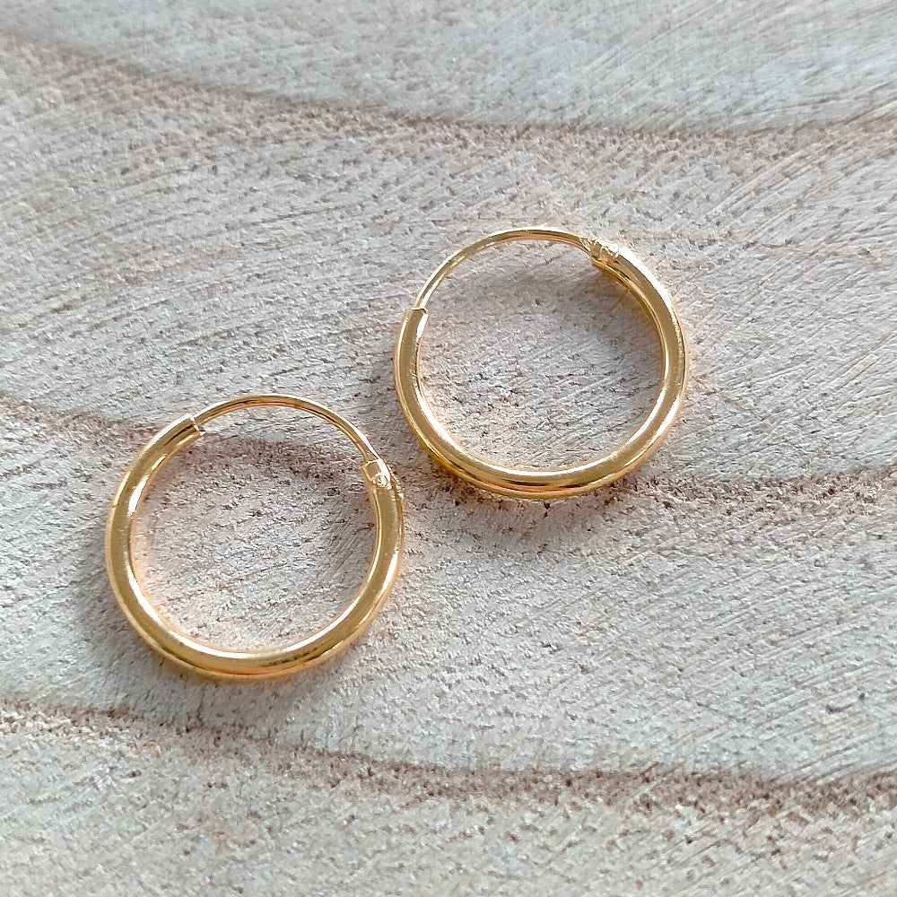 goldplated oorring