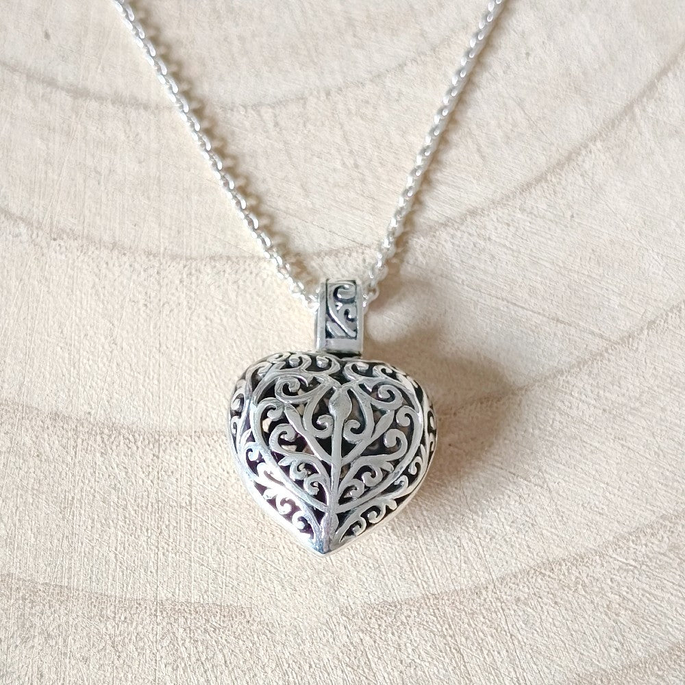 zilveren hanger hart