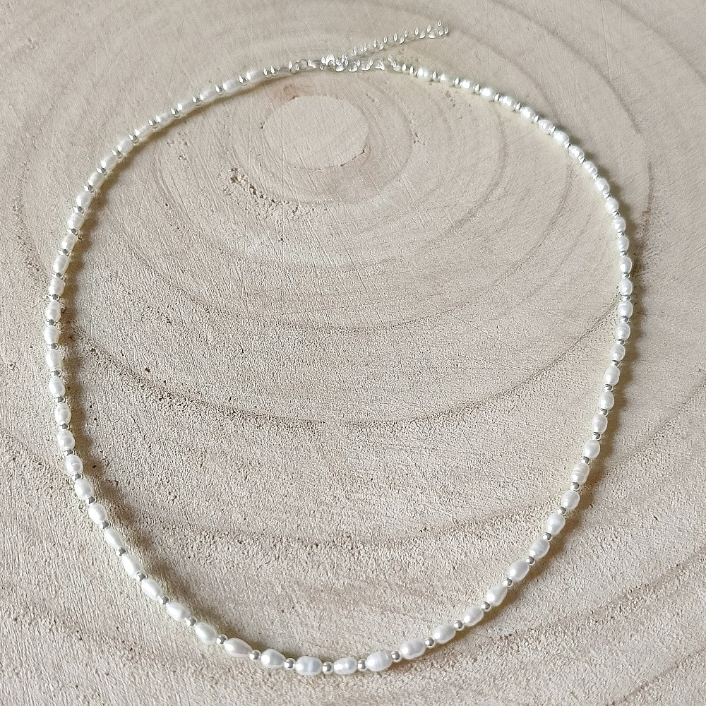 parelketting zilver