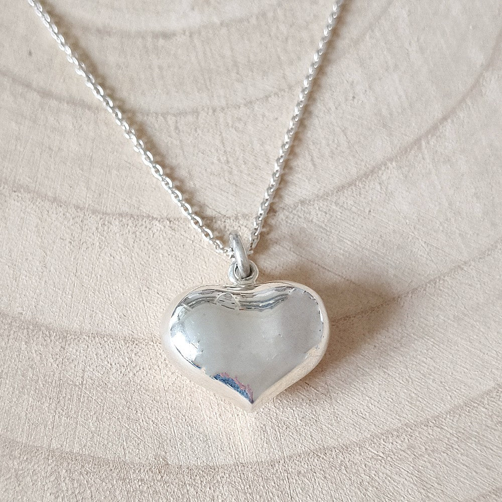 zilveren hart hanger