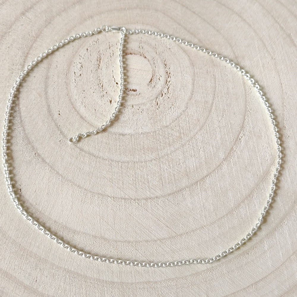 zilveren ketting ankerschakel