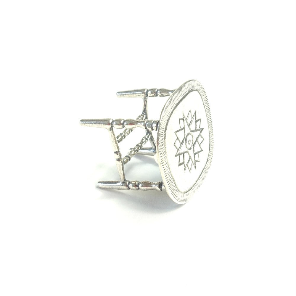 zilveren tafeltje miniatuur