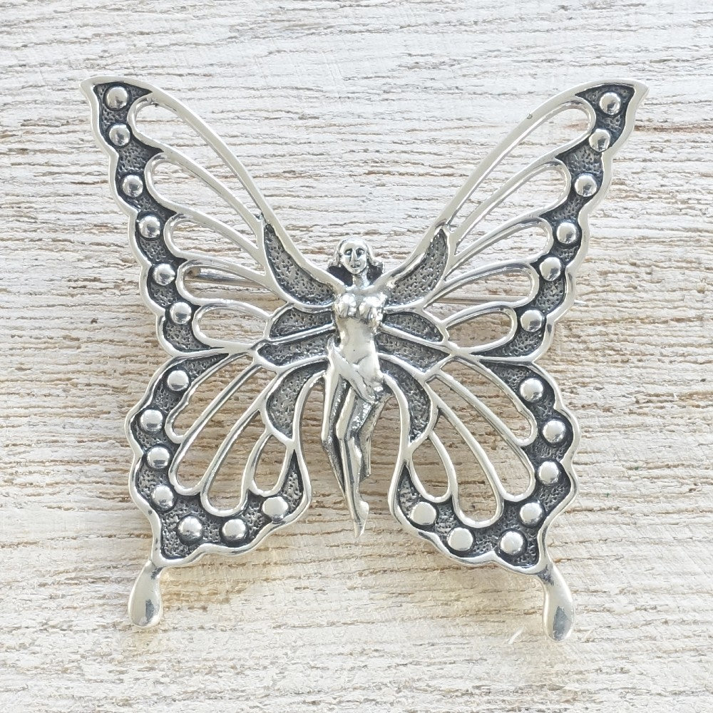 broche zilver fee