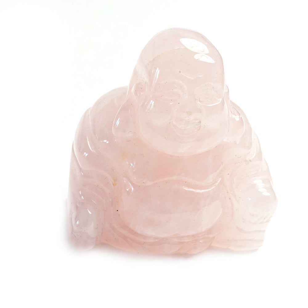 Happy Buddha rozenkwarts