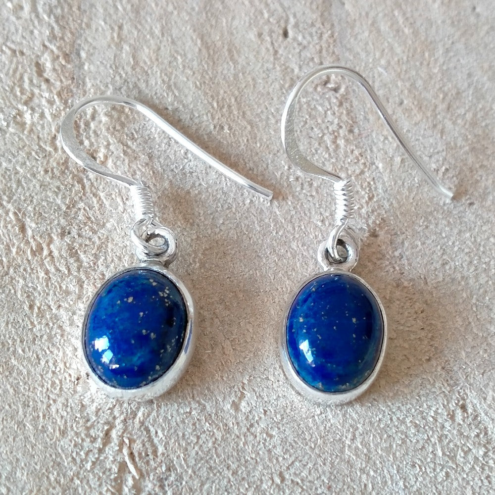 lapis lazuli oorbellen
