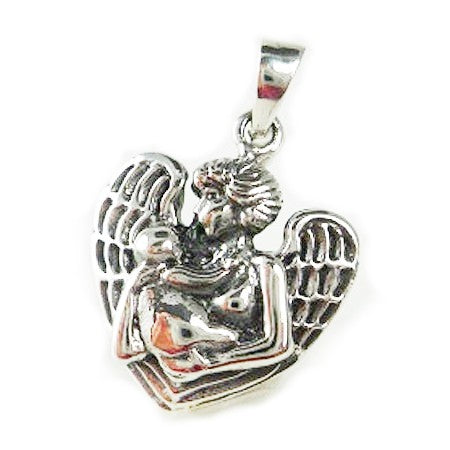 Hanger zilver moeder kind