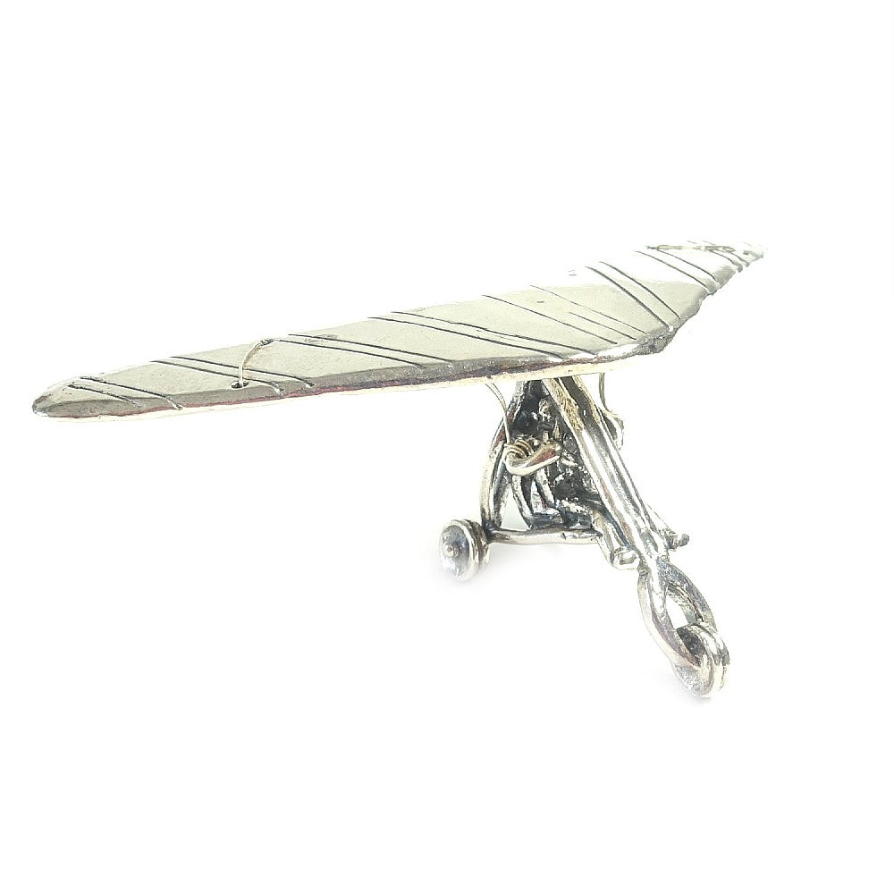 Paraglider miniatuur zilver