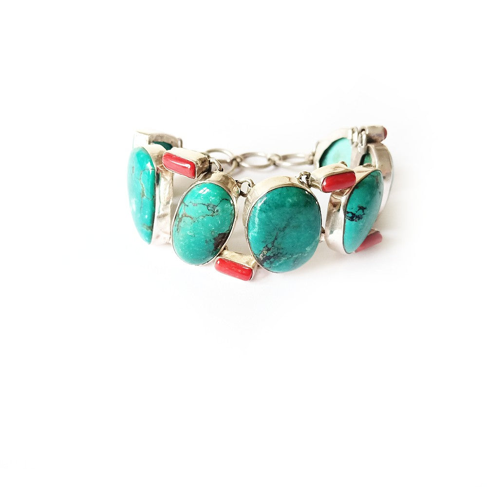 turkoois steen armband
